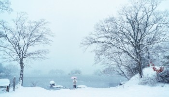 Parque nacional Onuma de Hokkaido en invierno