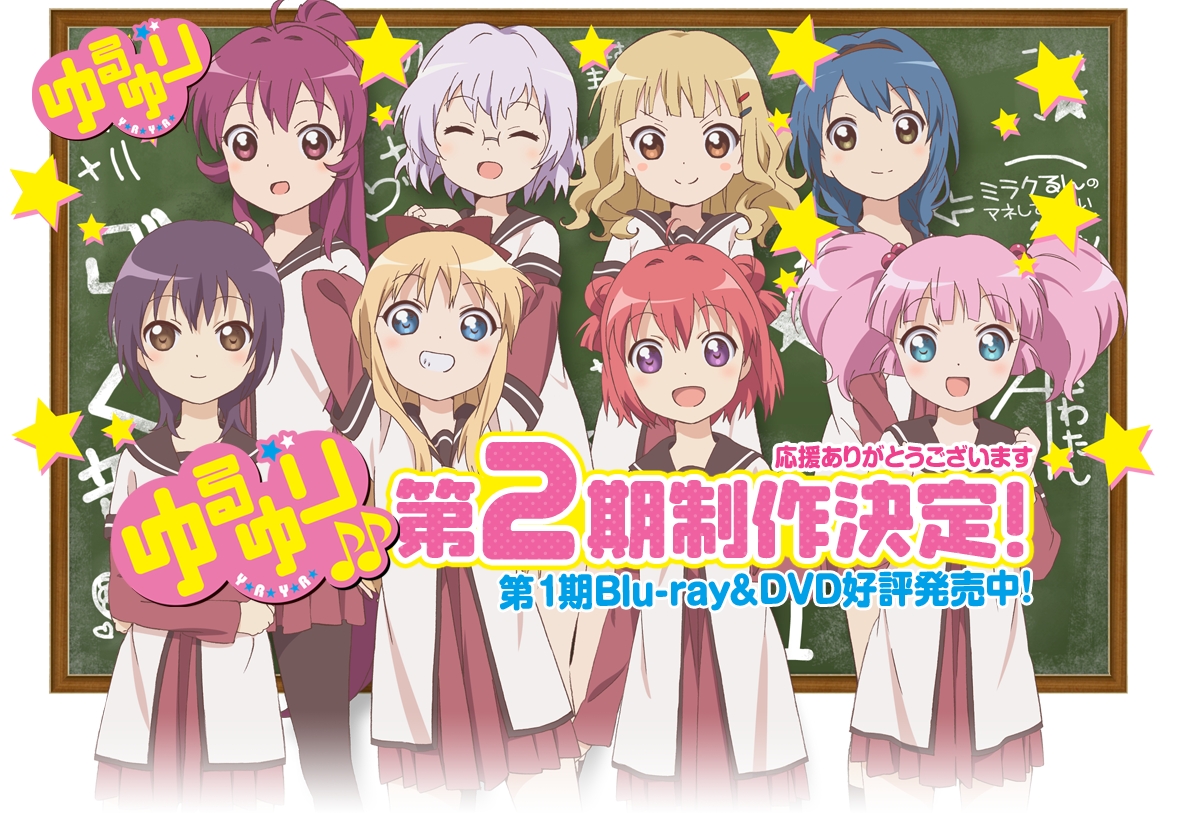 Fecha de estreno para la segunda temporada de YuruYuri